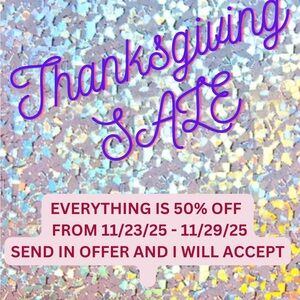 Thanksgiving Sale Announcement